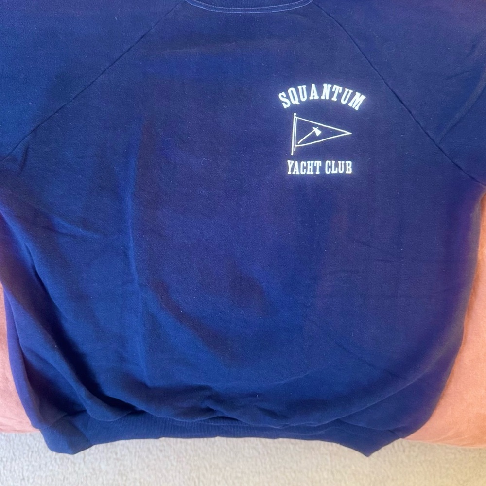 Squantum Yacht Club Navy Sweatshirt
